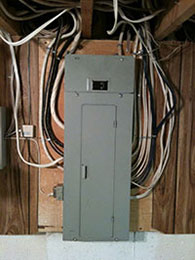 Home Electrical Panel Before Services