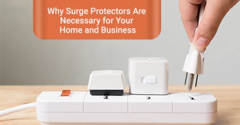 A surge protector is used to safeguard your devices