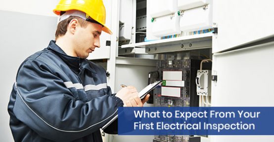 First electrical inspection expectations