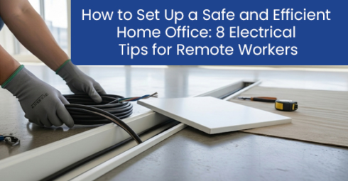 How to set up a safe and efficient home office: 8 electrical tips for remote workers